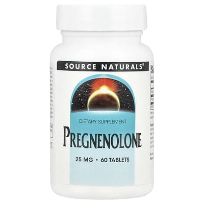 Source Naturals прегненолон, 25 mg, 60 таблеток