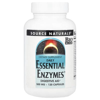 Daily Essential Enzymes®, 500 mg, 120 капсул