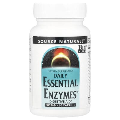 Daily Essential Enzymes®, 500 mg, 60 капсул