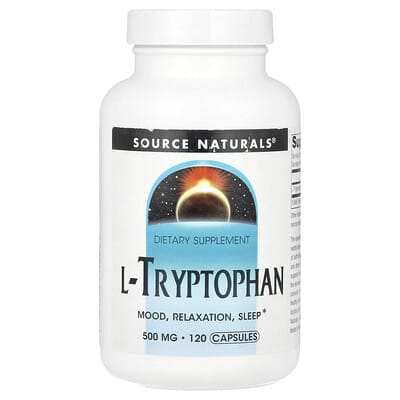 L-Tryptophan, 500 mg, 120 капсул