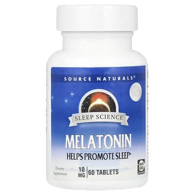 Sleep Science®, Melatonin, 10 mg, 60 таблеток