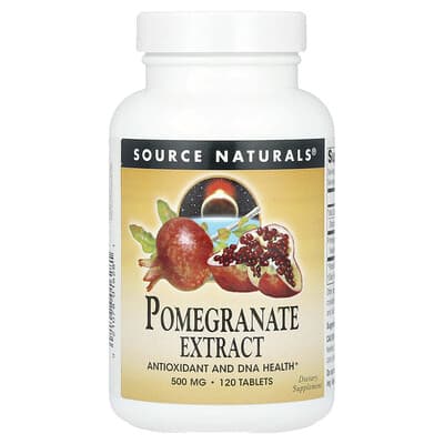 Экстракт граната, 500 mg, 120 Tablets
