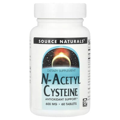 N-Acetyl Cysteine, 600 mg, 60 таблеток