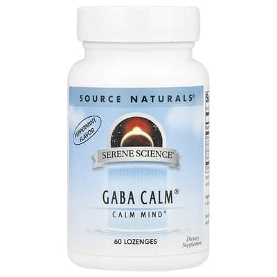 Serene Science®, GABA Calm®, Мята, 60 пастилок