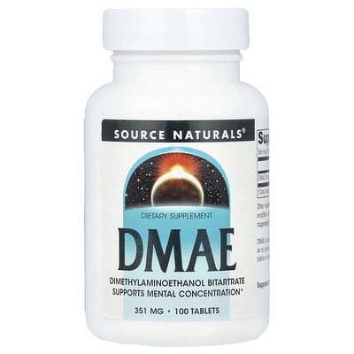 DMAE, 351 mg, 100 таблеток