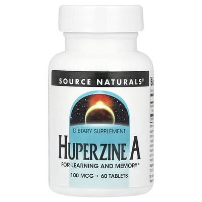 Huperzine A, 100 mcg, 60 таблеток