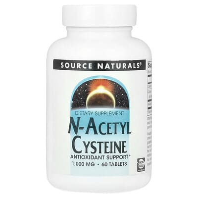 N-Acetyl Cysteine, 1,000 mg, 60 таблеток
