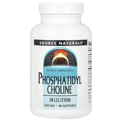 Фосфатидилхолин в лецитине, 420 mg, 90 мягких капсул