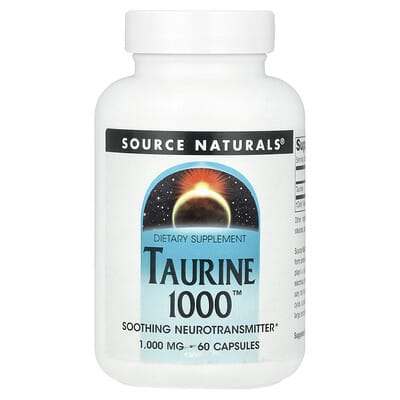 Taurine 1000™, 1,000 mg, 60 капсул