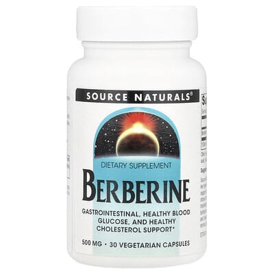 Source Naturals берберин, 500 mg, 30 вегетарианских капсул