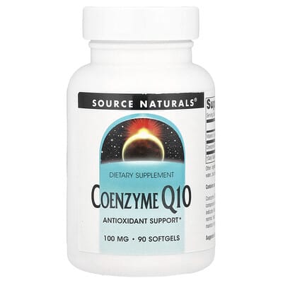 Source Naturals Coenzyme Q10, 100 mg, 90 мягких капсул