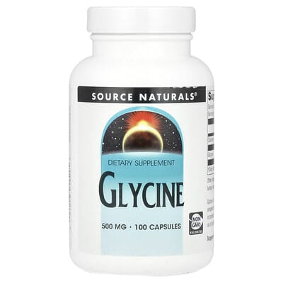 Глицин, 500 mg, 100 капсул