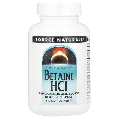 Betaine HCI, 90 таблеток