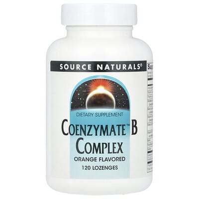 Coenzymate™ B Complex, апельсиновый вкус, 120 пастилок