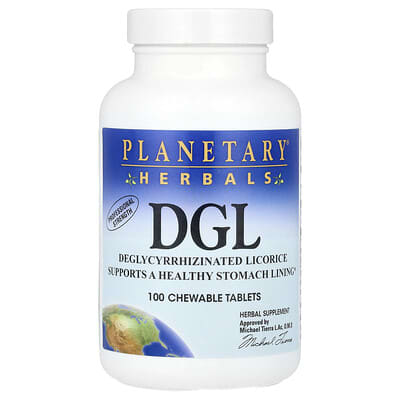 DGL, 380 mg, 100 жевательных таблеток