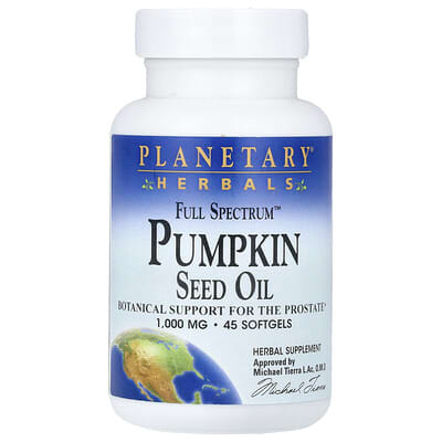 Full Spectrum™ Pumpkin Seed Oil, 1,000 mg, 45 мягких капсул