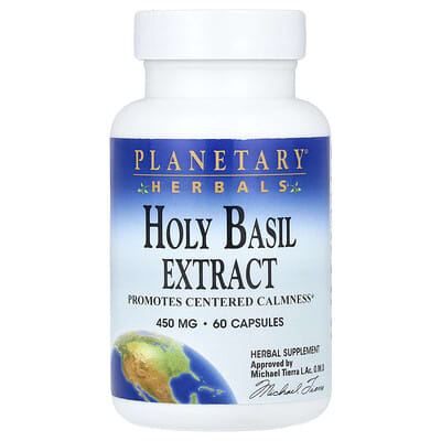 Holy Basil Extract, 450 mg, 60 Capsules