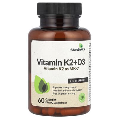 Витамин K2 + D3, 60 капсул