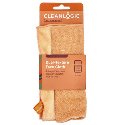 Полотенце для лица Cleanlogic Dual-Texture, 1 Count