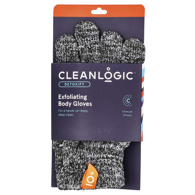 Cleanlogic Detoxify перчатки для пилинга тела, 1 пара