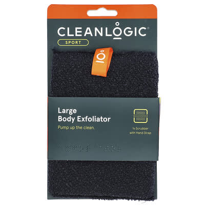 Скраб для тела Cleanlogic, черный, 1 шт.