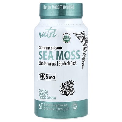 Organic Sea Moss, 60 Organic Capsules