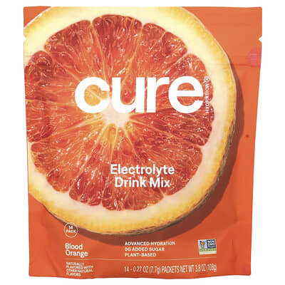 Electrolyte Drink Mix, Blood Orange, 14 Packets, 0.27 oz (7.7 g) Each