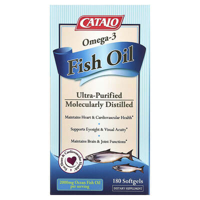 Рыбий жир Omega-3, 180 Softgels