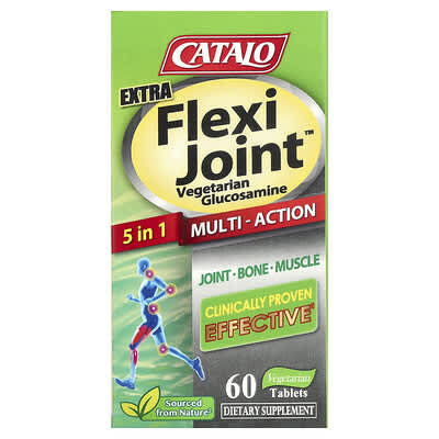Extra Flexi Joint™ Вегетарианские глюкозамин таблетки, 60 шт
