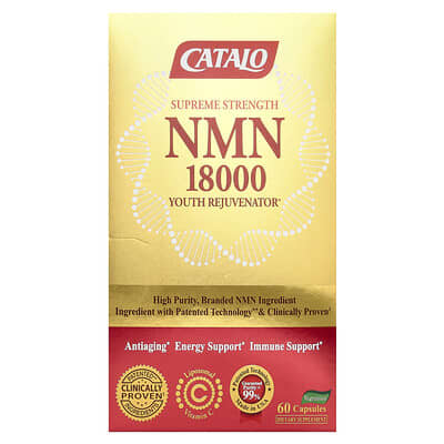 Омолаживающий комплекс NMN 18000, Supreme Strength, 60 Capsules