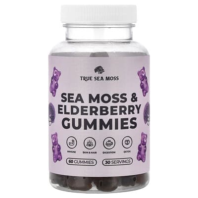 Sea Moss & Elderberry Gummies , 60 Gummies