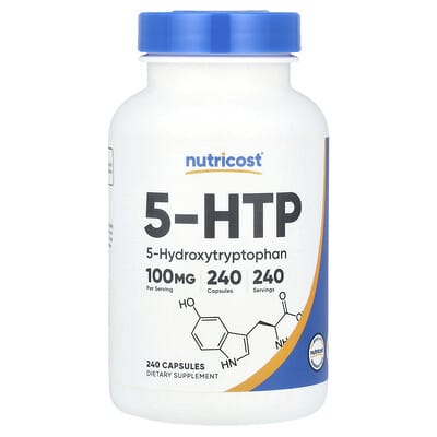 5-HTP, 100 mg, 240 капсул
