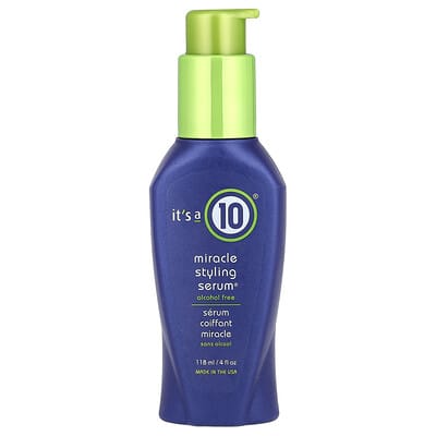 Стайлинг-сыворотка It's a 10 Miracle Styling Serum®, Alcohol Free, 4 fl oz (118 ml)