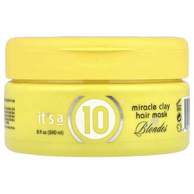 Маска для волос Miracle Clay It's a 10 для блондинок 8 fl oz (240 ml)
