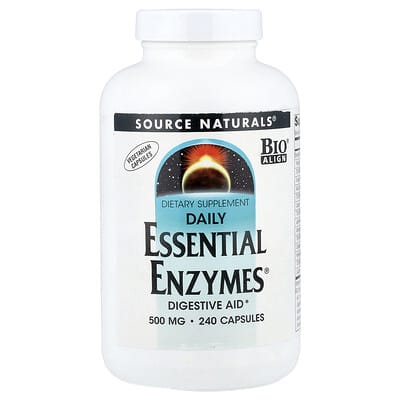 Daily Essential Enzymes®, 240 вегетарианских капсул
