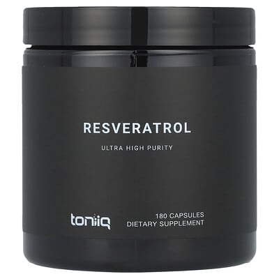 Toniiq Ресвератрол 180 капсул (300 mg на капсулу)