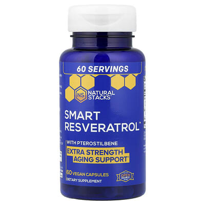 Smart Resveratrol™, 60 веганских капсул