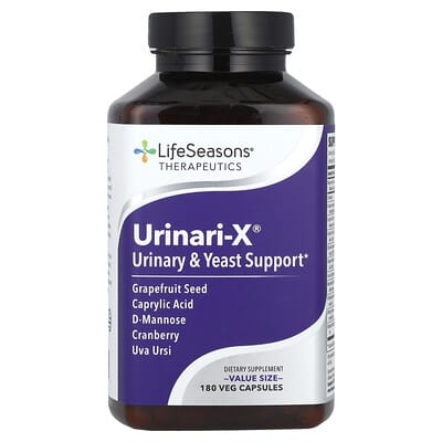 LifeSeasons Urinari-X®, 180 вегетарианских капсул