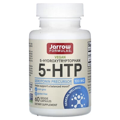 5-HTP, 100 mg, 60 вегетарианских капсул