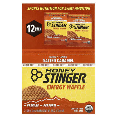 Энергетические вафли Honey Stinger Salted Caramel 1.06 oz (30 g) Each