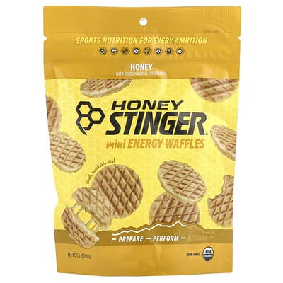 Мини вафли Honey Stinger, Мед, 5.3 oz (150 g)