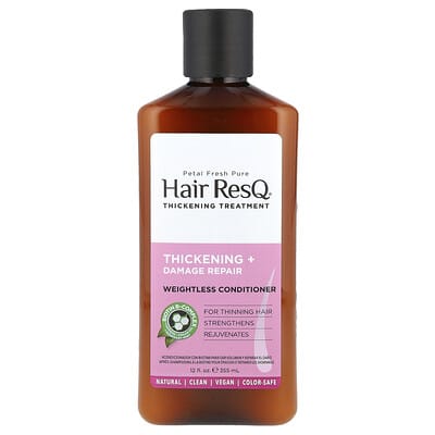 Hair ResQ®, Thickening Treatment, Advanced Rosemary & Mint Thickening Formula, Strengthening Conditioner, 12 fl oz (355 ml)