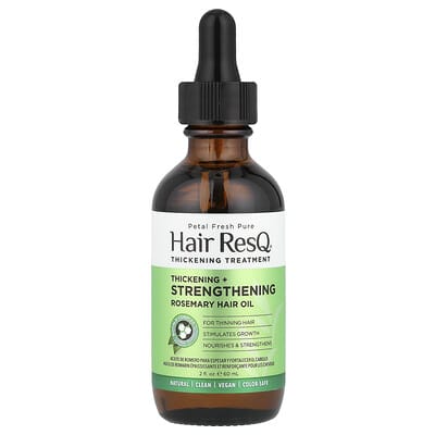 Масло для волос Hair ResQ®, Rosemary Hair Oil, Thickening + Strengthening, 2 fl oz (60 ml)