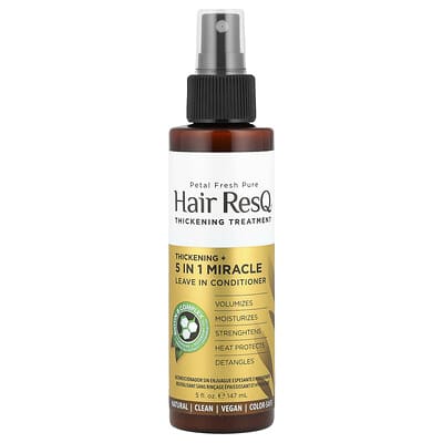Hair ResQ®, Thickening + 5 in 1 Miracle Leave in Conditioner , 5 fl oz (147 ml)
