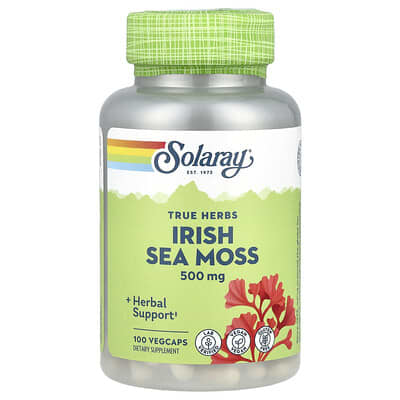 True Herbs, Irish Sea Moss, 500 mg, 100 VegCaps