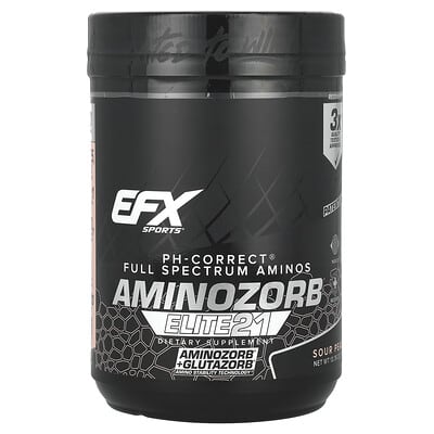 AminoZorb® Elite 21, кислый персик, 13.76 oz (390 g)