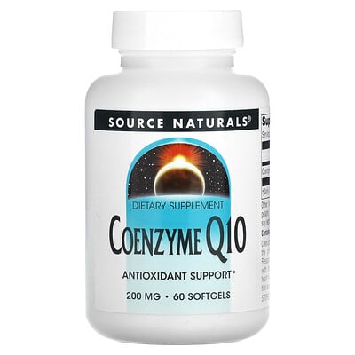 Coenzyme Q10, 200 mg, 60 мягких капсул