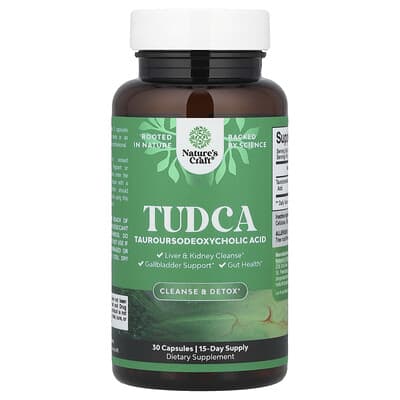 TUDCA, 30 Capsules (250 mg per Capsule)