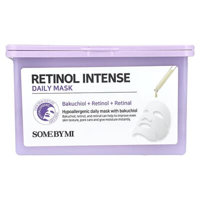 SOME BY MI маска для лица Retinol Intense Daily Beauty Mask 30 листов 11.83 fl oz (350 ml)