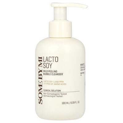 Lacto Soy, Mild Peeling Bubble Cleanser, 6.08 fl oz (180 ml)